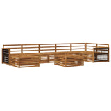 Outdoor Sofa Set 8 pcs Natural 3383652