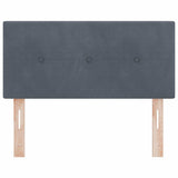 Headboard with Headboard Dark Grey 100 cm Faux Leather 42007145