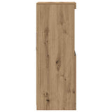 LED Sideboard Artisan Oak 41 x 37 x 100 cm Engineered Wood 863040