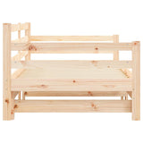 Daybed with Trundle without Mattress 80x200 cm Solid Wood 836150