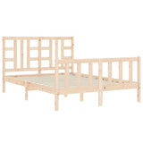 Bed Frame without Mattress 140x200 cm Solid Wood Pine 3191971