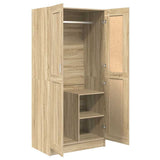 803437 Wardrobe Sonoma Oak 82,5x51,5x180 cm Engineered Wood