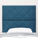 Headboard Height Adjustable Dark blue 90 cm Velvet 3337897