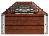 Raised Garden Bed Rusty 600 x 40 x 24 cm corton 8006380