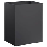Garden Planter 2 pcs Black 40 x 30 x 40 cm Cold-rolled Steel 8005471