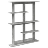 Wall Shelving Unit Grey 102 x 20 x 130 cm Engineered Wood 8012055