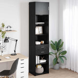 Highboard Black Oak 50 x 42.5 x 225 cm Engineered Wood 3402817