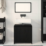 Bathroom Cabinet Black Oak 60 x 33 x 60 cm Engineered Wood 862509