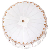 Balinese Parasol Cream 215 x 215 x 260 cm Cotton and solid wood 42006453