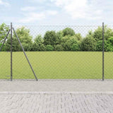 Welded Wire Fence with Concrete Base 25 x 1.4 m 3351279