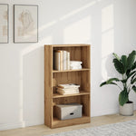 ZNTS Bookcase Artisian Oak 60x24x109 cm Engineered Wood 857811