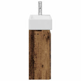 Bathroom Vanity Unit with Tap Old Wood 45.5 x 22.5 x 84 cm 889459