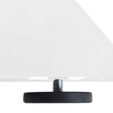 Dining Table Leg Spider Shape White 120x68x cm Steel 4013113