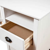 Desk Hill White 150x50x74 cm Solid Pine Wood 289000
