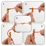 Tent Guy Ropes with Spanners Reflective 8 pcs 4 m 4 mm 4008134
