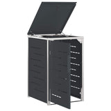 Wheelie Bin Storage Anthracite 77.5 x 69 x 112.5 cm 42028996
