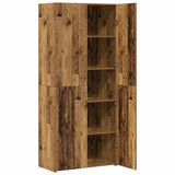 Highboard 2 pcs Old Wood 80 x 42 x 185 cm 3365594