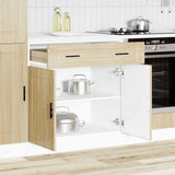 Kitchen Base Cabinet Porto Sonoma Oak Engineered Wood 853980