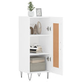 Sideboard White 34.5x34x90 cm Engineered Wood 830436