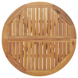 Garden Table Round 85x75 cm Solid Wood Acacia 367834