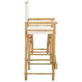 Folding Director's Chair 2 pcs Natural Bamboo 42028052