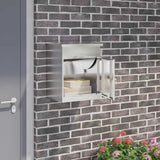 Parcel Drop Box Silver 47.5 x 38 x 59 cm Stainless Steel 874944