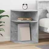 End Table Concrete Grey 39.7 x 39.7 x 60 cm Engineered Wood 891133