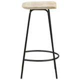 Bar Stools 4 pcs Solid Mango Wood 320648