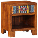 ZNTS Bedside Cabinet 2 pcs 40x35x45 cm Solid Wood Acacia 4016490