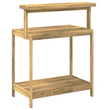 Outdoor Potting Bench 86.5 x 48.5 x 106 cm Solid Acacia Wood 903085