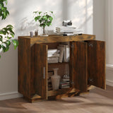 ZNTS Sideboard Smoked Oak 92x35x75 cm Engineered Wood 817240