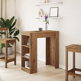 Bar Table with Racks Artisan Oak 95x47x103.5 cm Engineered Wood 854390