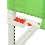 Toddler Safety Bed Rail Green 200x25 cm Fabric 10197