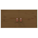 Wall Cabinets 2 pcs Honey Brown 60x30x30 cm Solid Wood Pine 818372