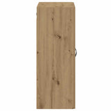 Wall Mounted Cabinet Artisan Oak 69.5x34x90 cm Engineered Wood 857463