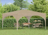 Pop-up Party Tent 290 x 290 x 245 cm Cream 42019845