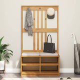 Hall Tree SANDNES 87x40x159.5 cm Solid Wood Pine 4010487