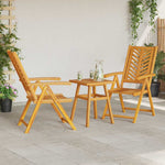 Garden Bistro Set Brown Solid acacia wood 3154120