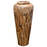 Decoration Vase 40x100 cm Solid Teak Wood 285209