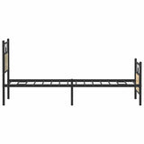 Bed Frame without Mattress Sonoma Oak 90x190 cm Single Engineered Wood 4106802