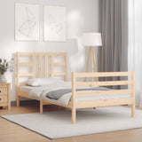 Bed Frame without Mattress 90x200 cm Solid Wood Pine 3193906