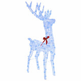 Reindeer Pull Sleigh Blue 70 x 26 x 129 cm Acrylic 42019077