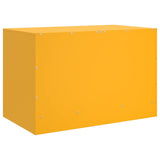 TV Cabinet Mustard Yellow 67x39x44 cm Steel 841697