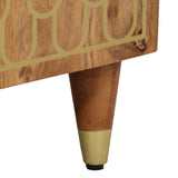Side Cabinet 40x33x75 cm Solid Wood Mango 358308