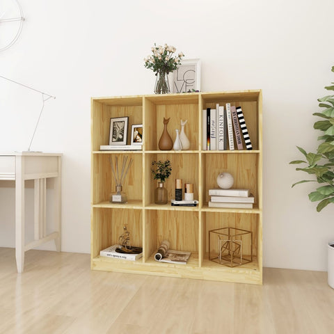 Book Cabinet/Room Divider 104x33.5x110 cm Solid Pinewood 809972