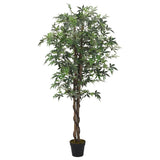 Artificial Maple Tree 672 Leaves 180 cm Green 359023