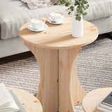 Coffee Table 3 pcs Natural 873568