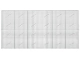 Gabion with 3.5 mm Wire and 5x5 cm Mesh 300x10x200 cm 3462096