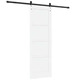 Sliding Door ORKDAL White 73.5 x 211 cm Solid Pine Wood 3333805