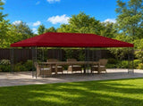 Gazebo Canopy Cover 6 x 3 m Burgundy Polyester 190 900408